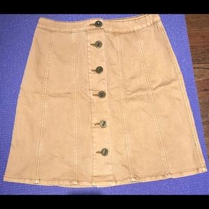 NVW - Pilcro and the Letterpress denim skirt